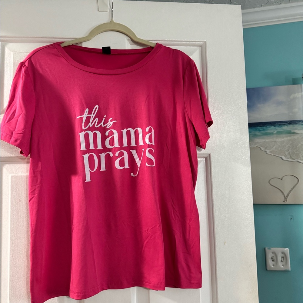 SHEIN Vibrant Pink Top